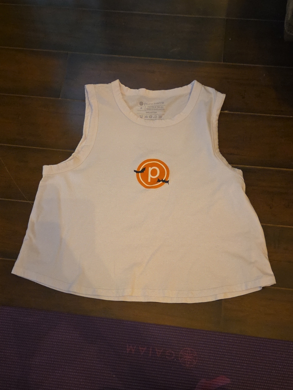Pure Barre Halloween Crop Tank